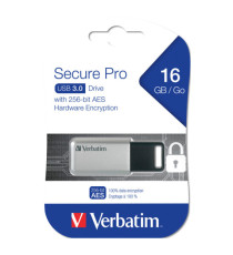 Verbatim - Usb secure data pro drive - per PC & Mac - 98664 - 16GB