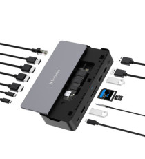 Verbatim - USB-C Pro Docking Station 15 Port - 32173