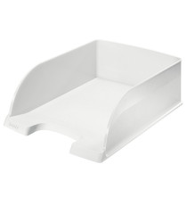 Vaschetta portacorrispondenza Leitz Plus Jumbo - 25,5 x 10,3 x 36 cm - bianco - Leitz