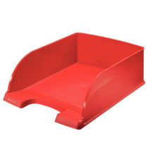 Vaschetta portacorrispondenza Leitz Plus Jumbo - 25,5 x 10,3 x 36 cm - rosso - Leitz