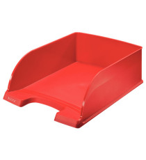 Vaschetta portacorrispondenza Leitz Plus Jumbo - 25,5 x 10,3 x 36 cm - rosso - Leitz