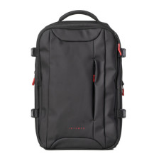 Zaino Cabin Bag Drop2Go - 25 x 20 x 40 cm - gomma - nero - In Tempo