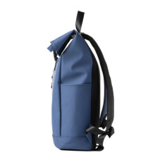 Zaino Roll-top Drop - 30 x 42 x 14 cm - gomma - blu - In Tempo