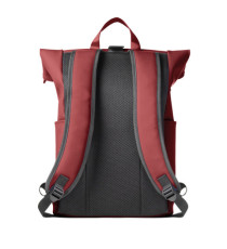 Zaino Roll-top Drop2Go - 30 x 42 x 14 cm - gomma - bordeaux - In Tempo