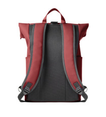 Zaino Roll-top Drop2Go - 30 x 42 x 14 cm - gomma - bordeaux - In Tempo