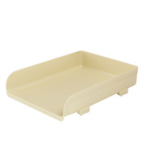 Vaschetta portacorrispondenza Vintage Milk - 33,5 x 25,4 x 7 cm - avorio - Arda