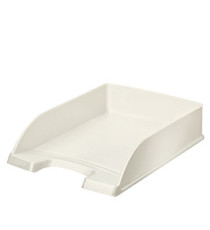 Vaschetta portacorrispondenza WOW - 25,5 x 35,7 x 7 cm - bianco metallizzato - Leitz