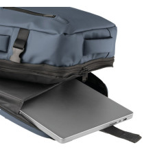 Zaino Travel Backpack Drop2Go - 30 x 15 x 45 cm - gomma - blu - In Tempo