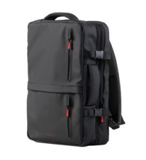 Zaino Travel Backpack Drop2Go - 30 x 15 x 45 cm - gomma - nero - In Tempo