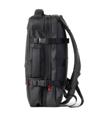 Zaino Travel Backpack Drop2Go - 30 x 15 x 45 cm - gomma - nero - In Tempo