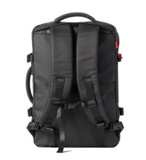 Zaino Travel Backpack Drop2Go - 30 x 15 x 45 cm - gomma - nero - In Tempo