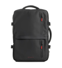 Zaino Travel Backpack Drop2Go - 30 x 15 x 45 cm - gomma - nero - In Tempo
