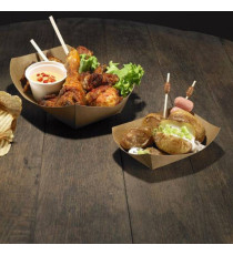 Vaschetta Street Food - per fritti - 13 x 8,5 x 3,5 cm - Leone - conf. 125 pezzi