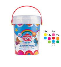 Vaso 100 salsicciotti - glitter - 50gr - DiDò