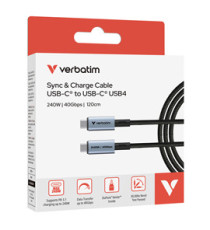Verbatim - Cavo USB-C  a USB-C_240W_40Gbps - 31847 - 120cm