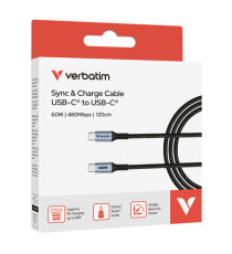 Verbatim - Cavo USB-C  a USB-C_60W- 31845 - 120cm