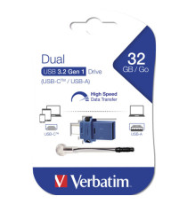 Verbatim - Memoria USB 3.0 Store 'N' Go Dual Drive - USB-A / USB-C - 32 GB - 49966