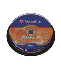 Verbatim - Scatola 25 DVD-R - serigrafato - 43522 - 4,7GB