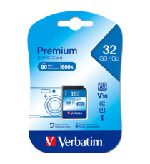 Verbatim - Scheda SDHC Classe 10 (min 10mb/sec) - 43963 - 32GB