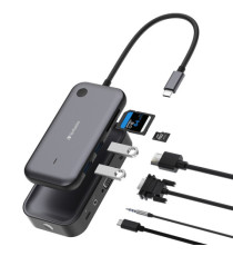 Verbatim - Share My Screen 1080p USB-C Wireless Display Adapter con Hub WDA-01 - 32146