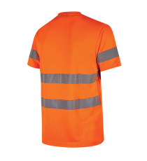 T-shirt alta visibilità Mizar - taglia L - arancio fluo - U-Power - conf. 3 pezzi