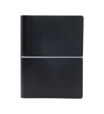 Taccuino Evo Ciak - 15 x 21 cm - fogli bianchi - copertina nero - In Tempo