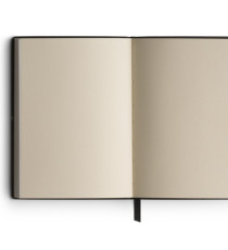 Taccuino Evo Ciak - 9 x 13 cm - fogli bianchi - copertina blu - In Tempo