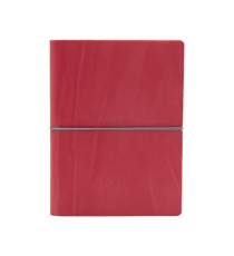 Taccuino Evo Ciak - 9 x 13 cm - fogli bianchi - copertina rosso corallo - In Tempo