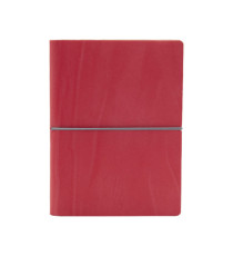 Taccuino Evo Ciak - 9 x 13 cm - fogli bianchi - copertina rosso corallo - In Tempo