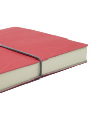 Taccuino Evo Ciak - 9 x 13 cm - fogli bianchi - copertina rosso corallo - In Tempo