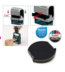 Tampone di ricambio 6/4642 - nero - Trodat - conf. 2 pezzi