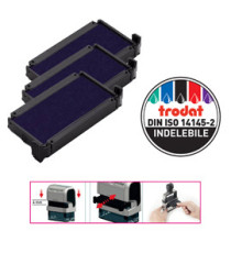 Tampone di ricambio 6/4910 - blu - Trodat  - conf. 3 pezzi