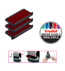 Tampone di ricambio 6/4915 - rosso - Trodat - conf. 3 pezzi