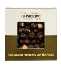 Tavoletta di cioccolato con nocciole - fondente - 120 gr - Barbero