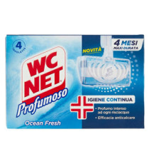 Tavoletta Profumoso Ocean Fresh - WC Net - 4 gabbiette da 34 gr