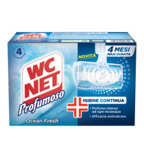 Tavoletta Profumoso Ocean Fresh - WC Net - 4 gabbiette da 34 gr
