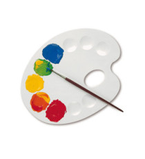 Tavolozza per miscelazione - 220x144x199mm - 10 scomparti - Primo