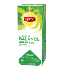 Tè verde puro - Feel Good Selection - in filtro - Lipton - conf. 25  pezzi