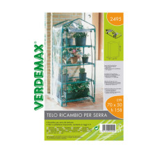 Telo di ricambio - per serra Azalea a 4 ripiani - trasparente - Verdemax