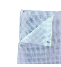 Telo retinato Jolly - per coperture - 300 x 400 cm - PE - trasparente - X-Robust