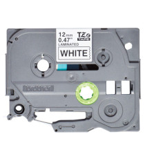 Brother - Nastro - Nero/Bianco - TZE231S - 12mm x 4mt