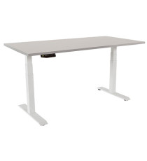 Scrivanie motorizzate - 140 x 80 x 116 cm  - grigio - Rocada