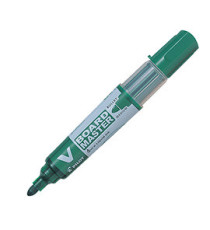 Marcatore per lavagne v board master - verde - p.tonda 6mm - Pilot