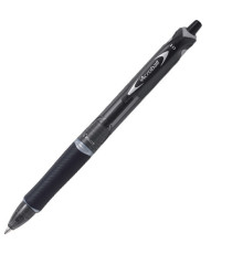 Penna a sfera a scatto Acroball Plastic - punta 1,0mm - nero - Pilot