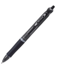 Penna a sfera a scatto Acroball Plastic - punta 1,0mm - nero - Pilot
