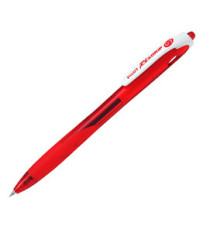 Penna a sfera a scatto Rexgrip - punta 0,7mm - rosso - Pilot