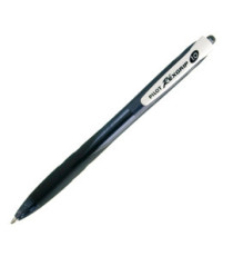 Penna a sfera a scatto Rexgrip - punta 1,0mm - nero - Pilot