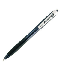 Penna a sfera a scatto Rexgrip - punta 1,0mm - nero - Pilot