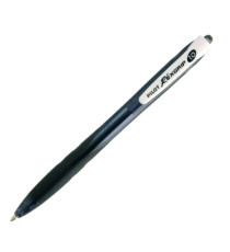 Penna a sfera a scatto Rexgrip - punta 1,0mm - nero - Pilot