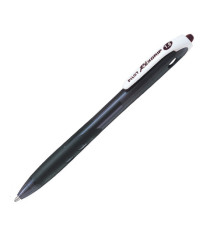 Penna a sfera a scatto Rexgrip - punta 1,6mm - nero  - Pilot